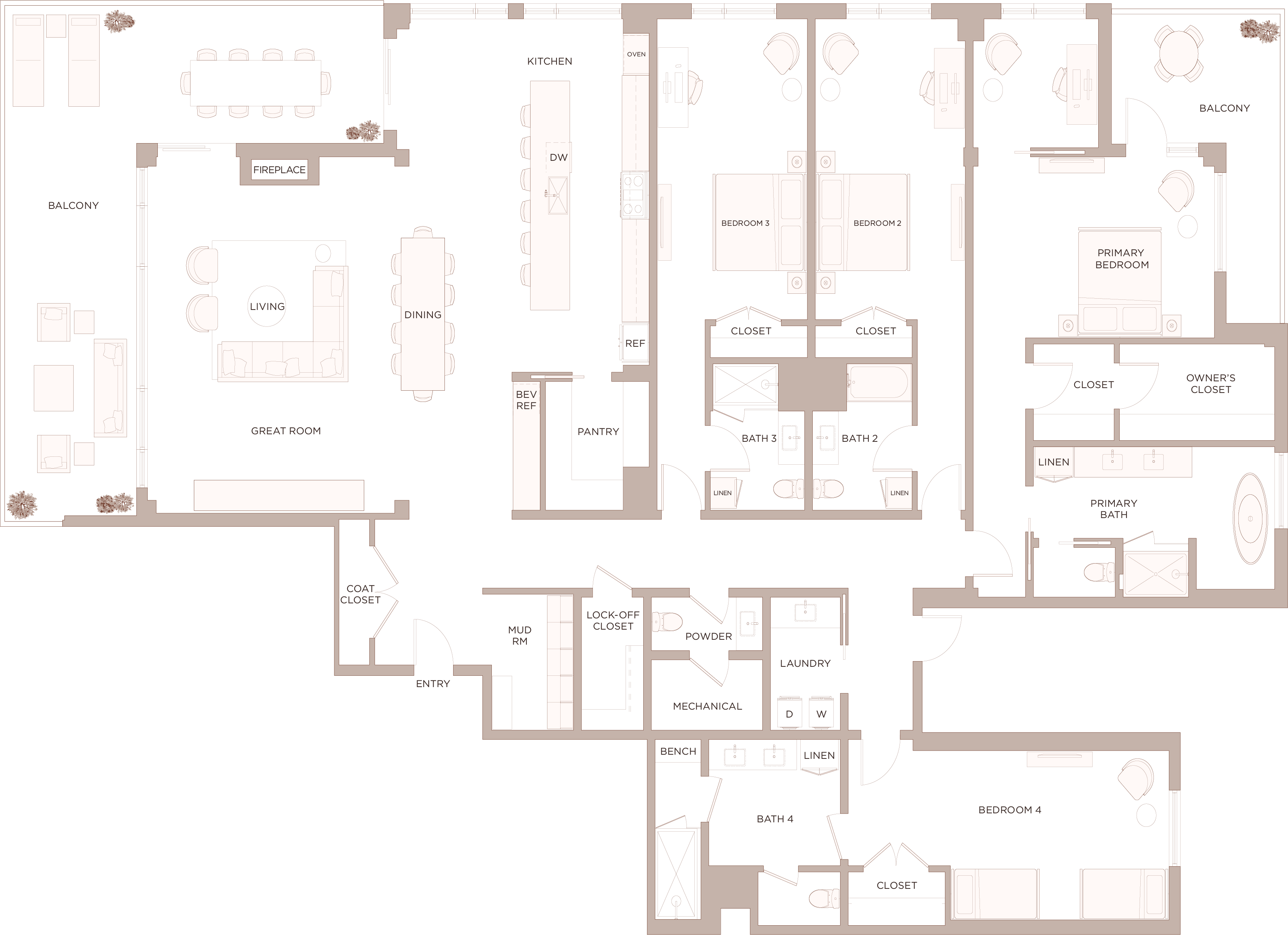 Plan A floor plan