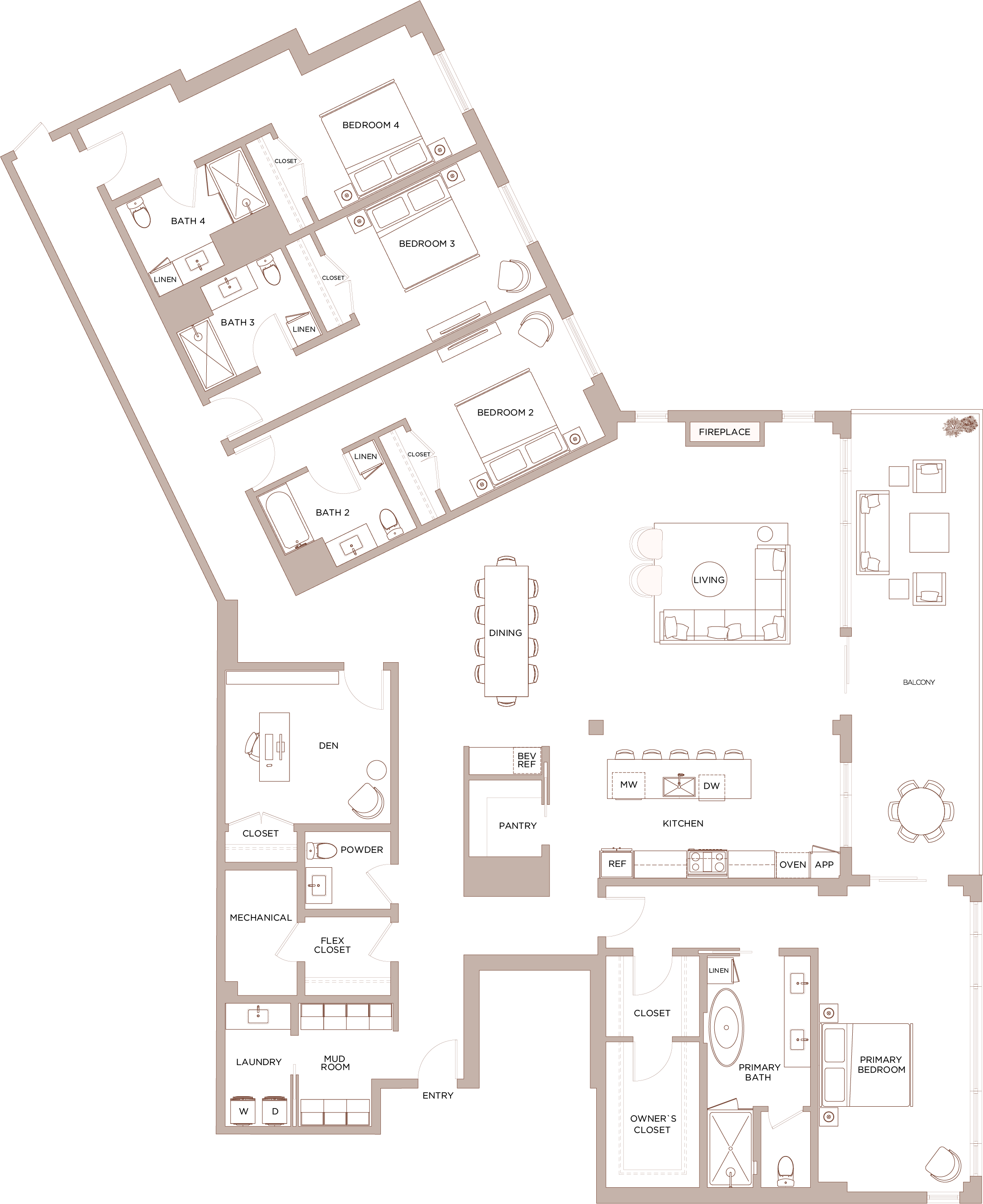 Plan D floor plan