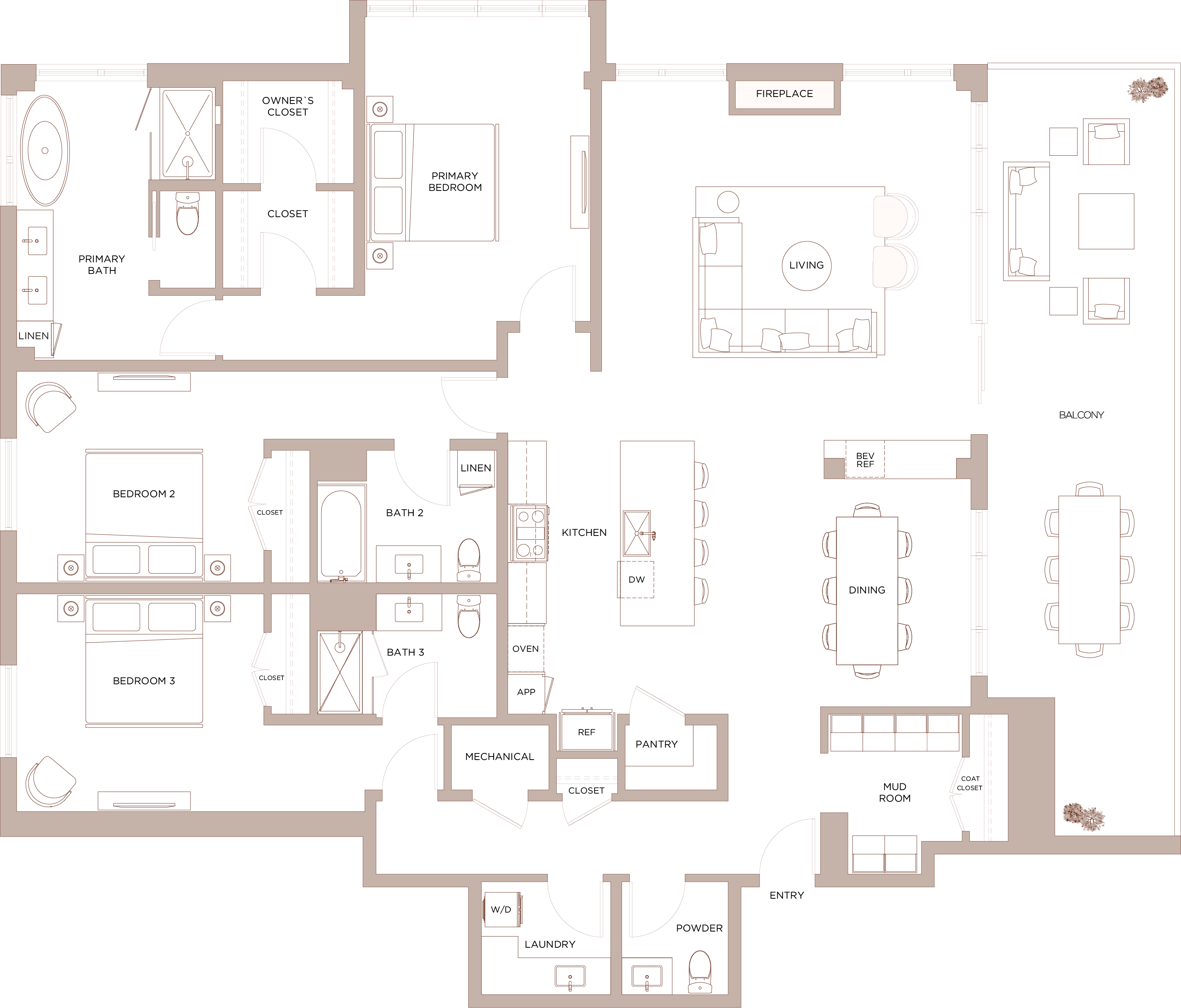 Plan E floor plan
