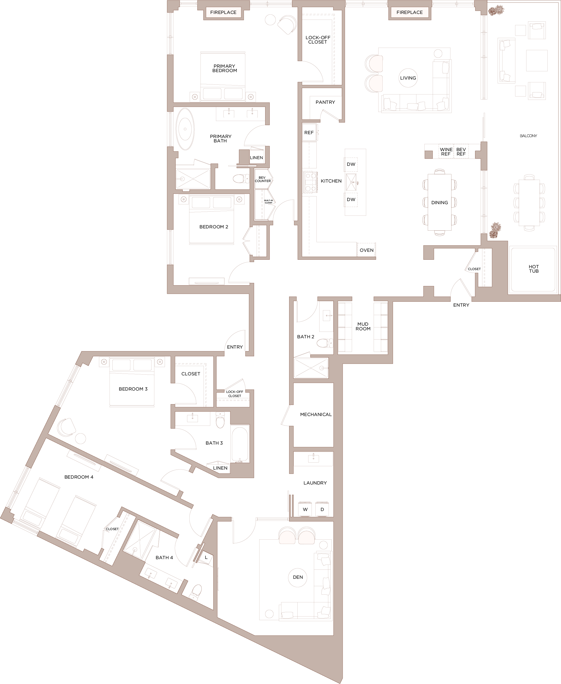 Plan H floor plan